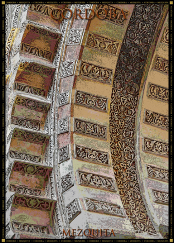 Poster Mezquita. Arcos