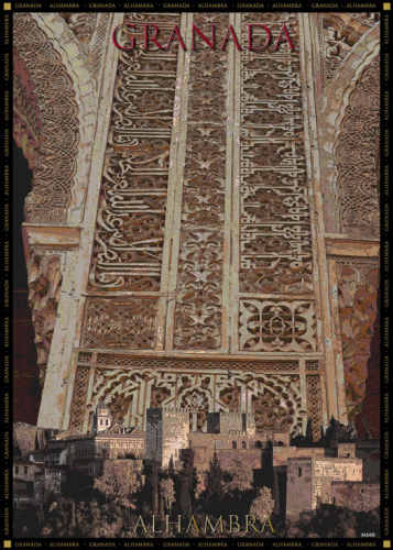 Poster Alhambra - Tallados