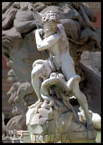 Poster de Roma - Fontana di Neptuno