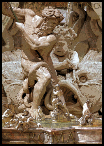 Poster de Roma - Fontana di Neptuno