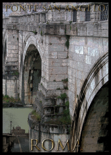 Poster de Roma - Puente de San Angelo