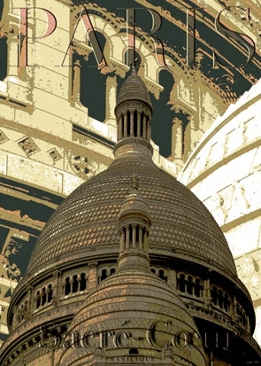 Poster de París - Basílica Sagrado Corazón