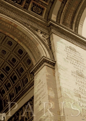 Poster de París - Arco del Triunfo