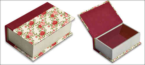 Cajas Libro | Modelo Rosas